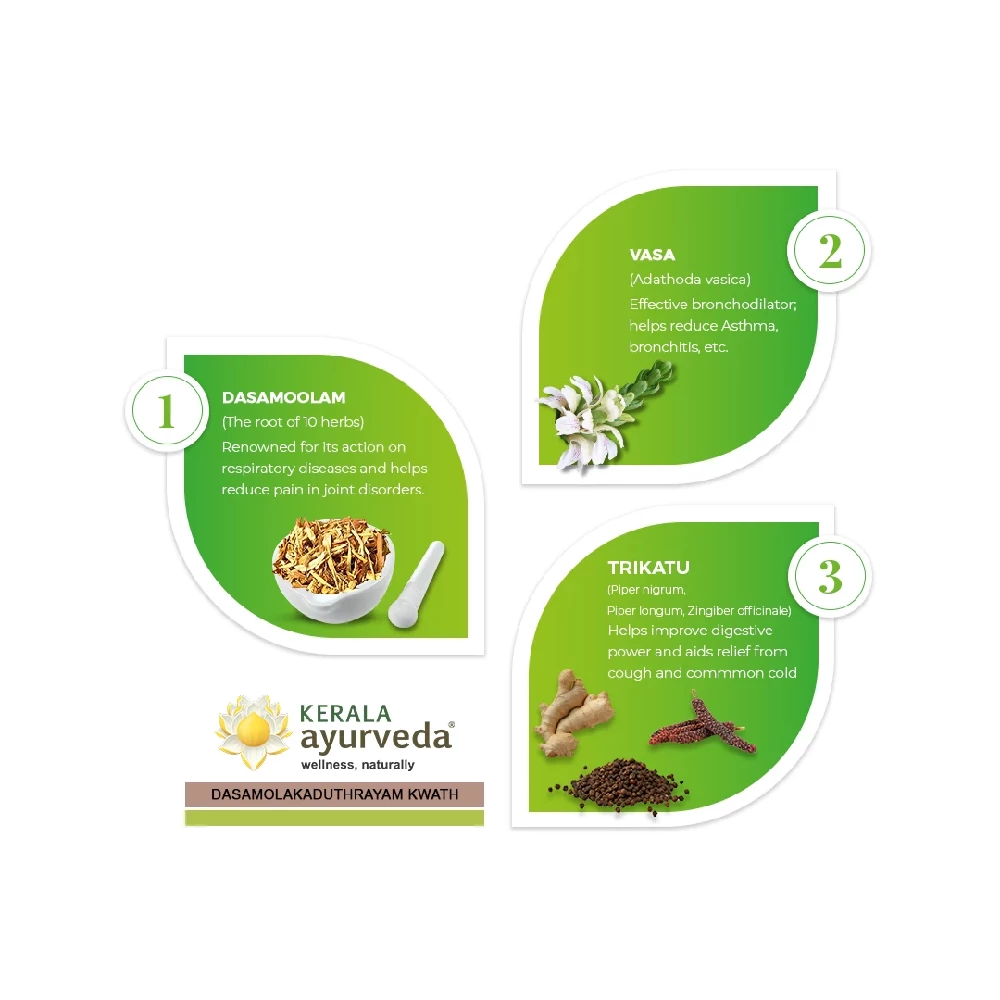 Kerala Ayurveda Dasamoolakaduthrayam Kwath, 200 ml-4.webp